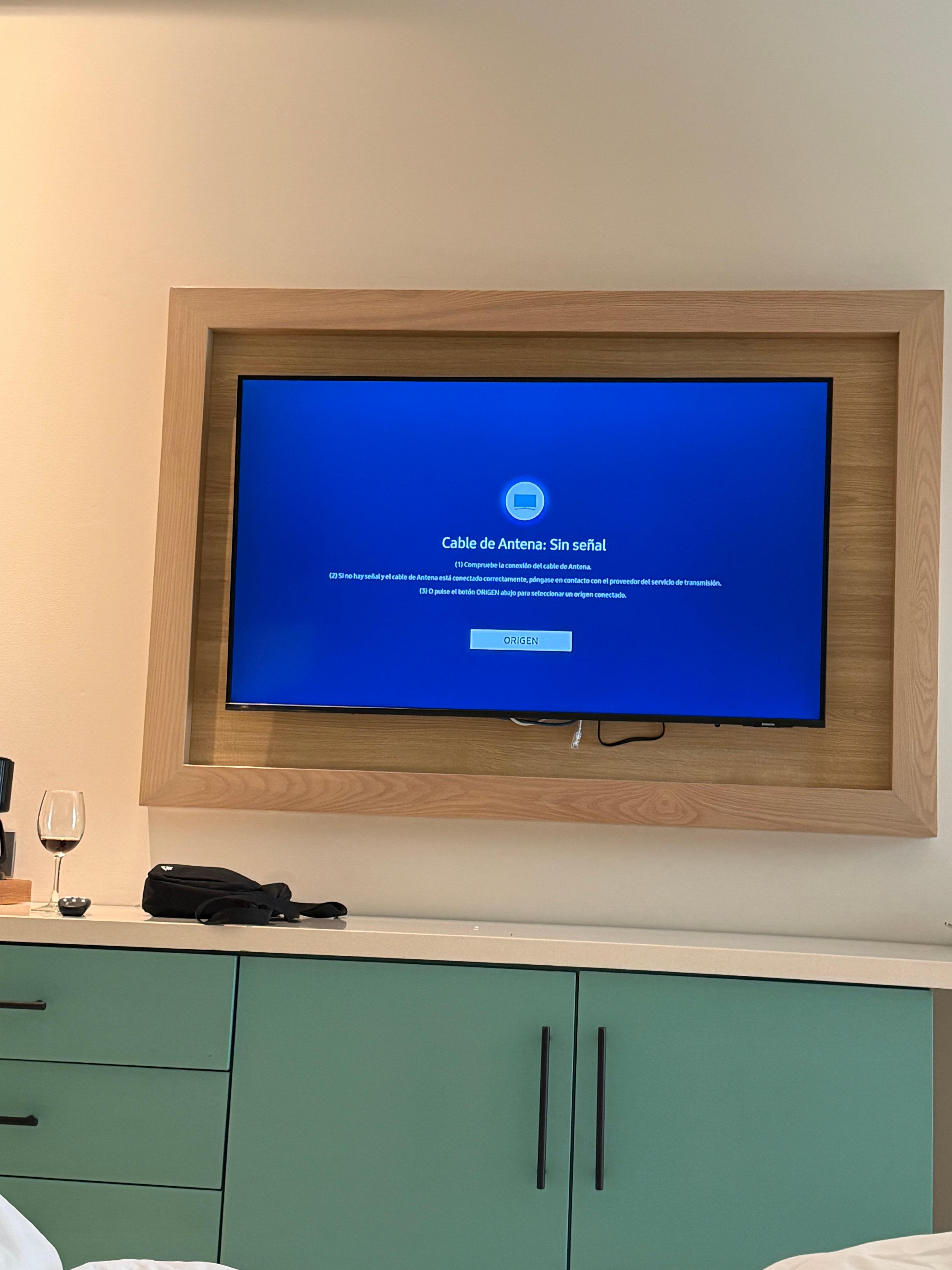 Our tv was not working properly a majority of the stay