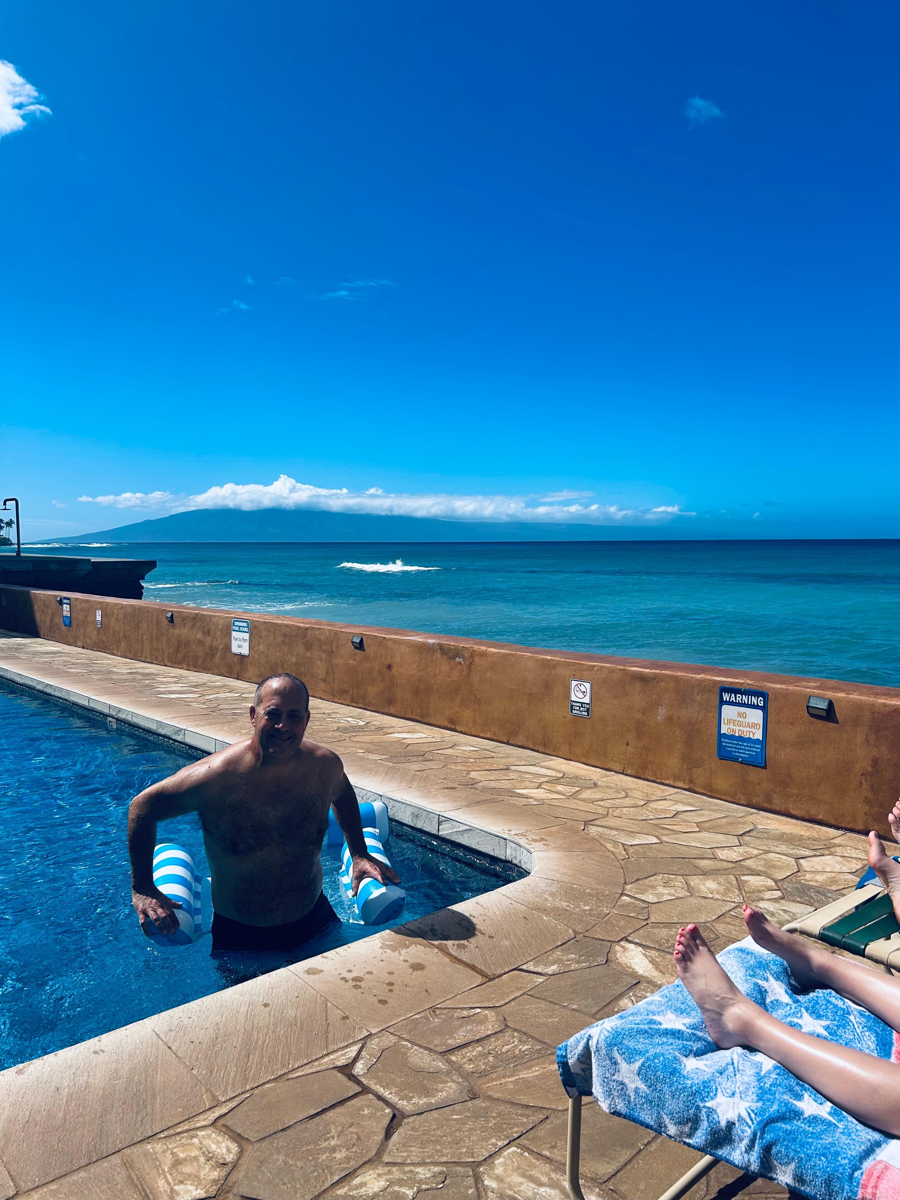 The pool was perfect! 