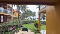 Patio from room 512 in preferred section