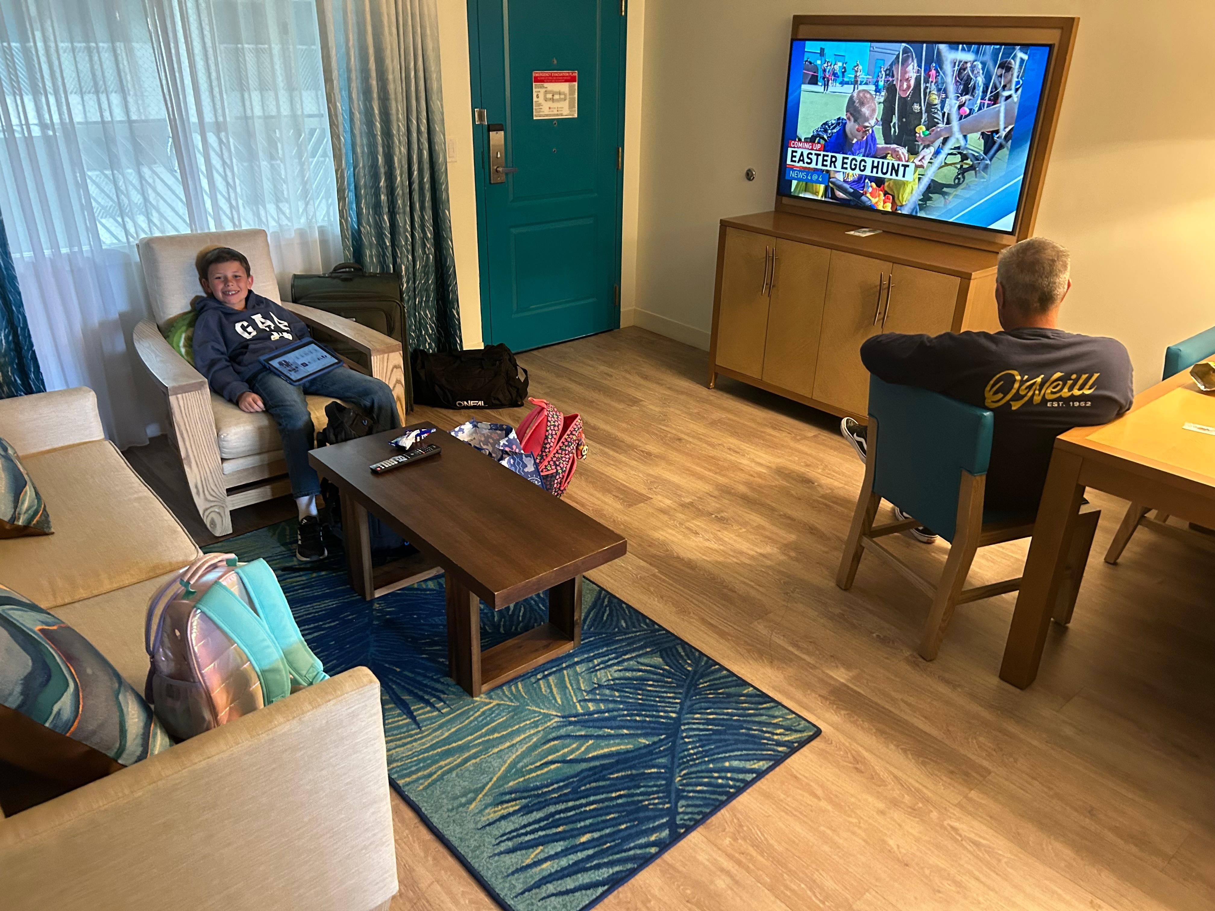 Living room area of a standard room👍