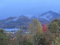 Early morning of last day of stay looking from deck