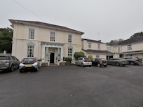 Car park and hotel entrance