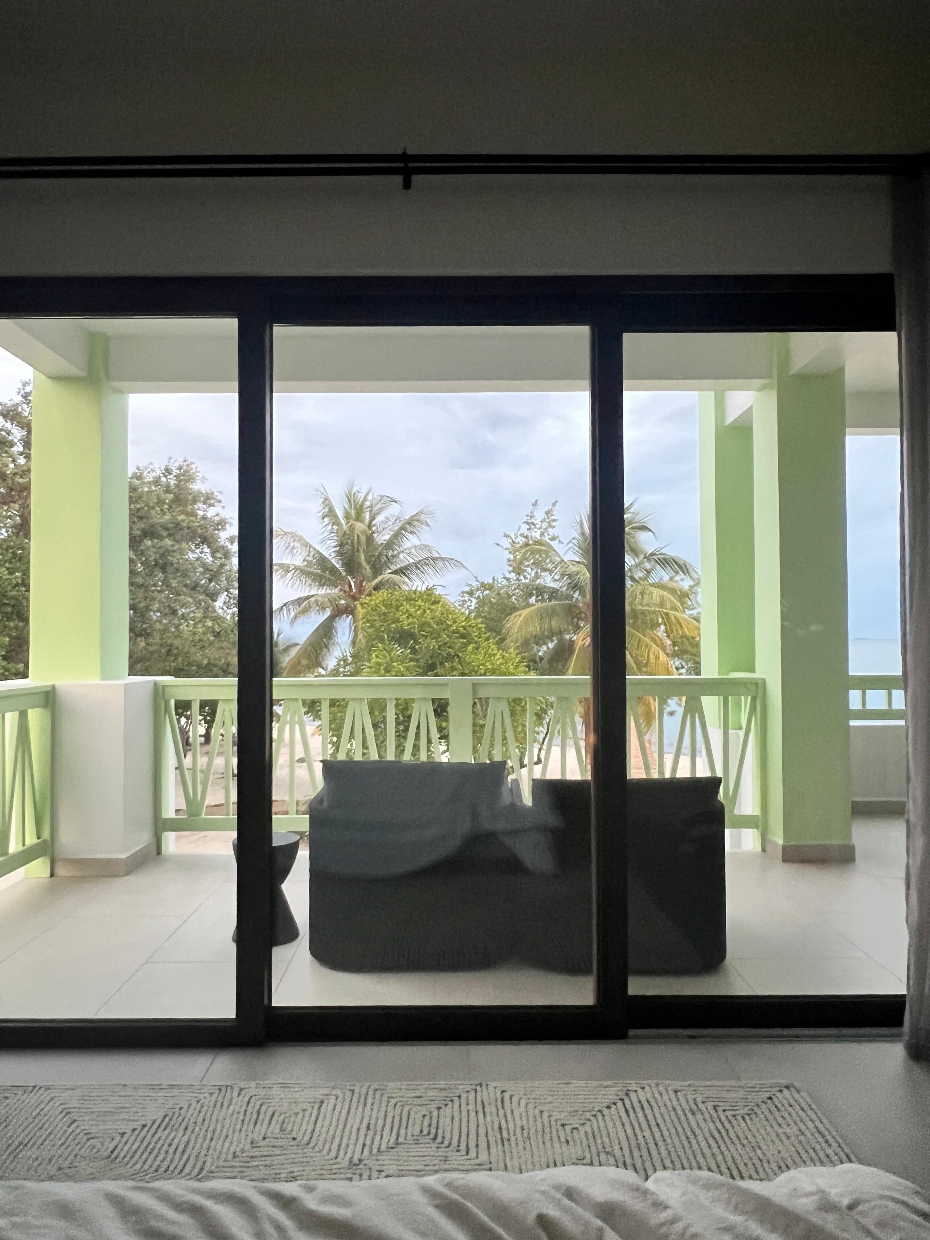 This was our bedroom view from unit 621 during our second half of our stay