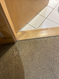 Worn carpet