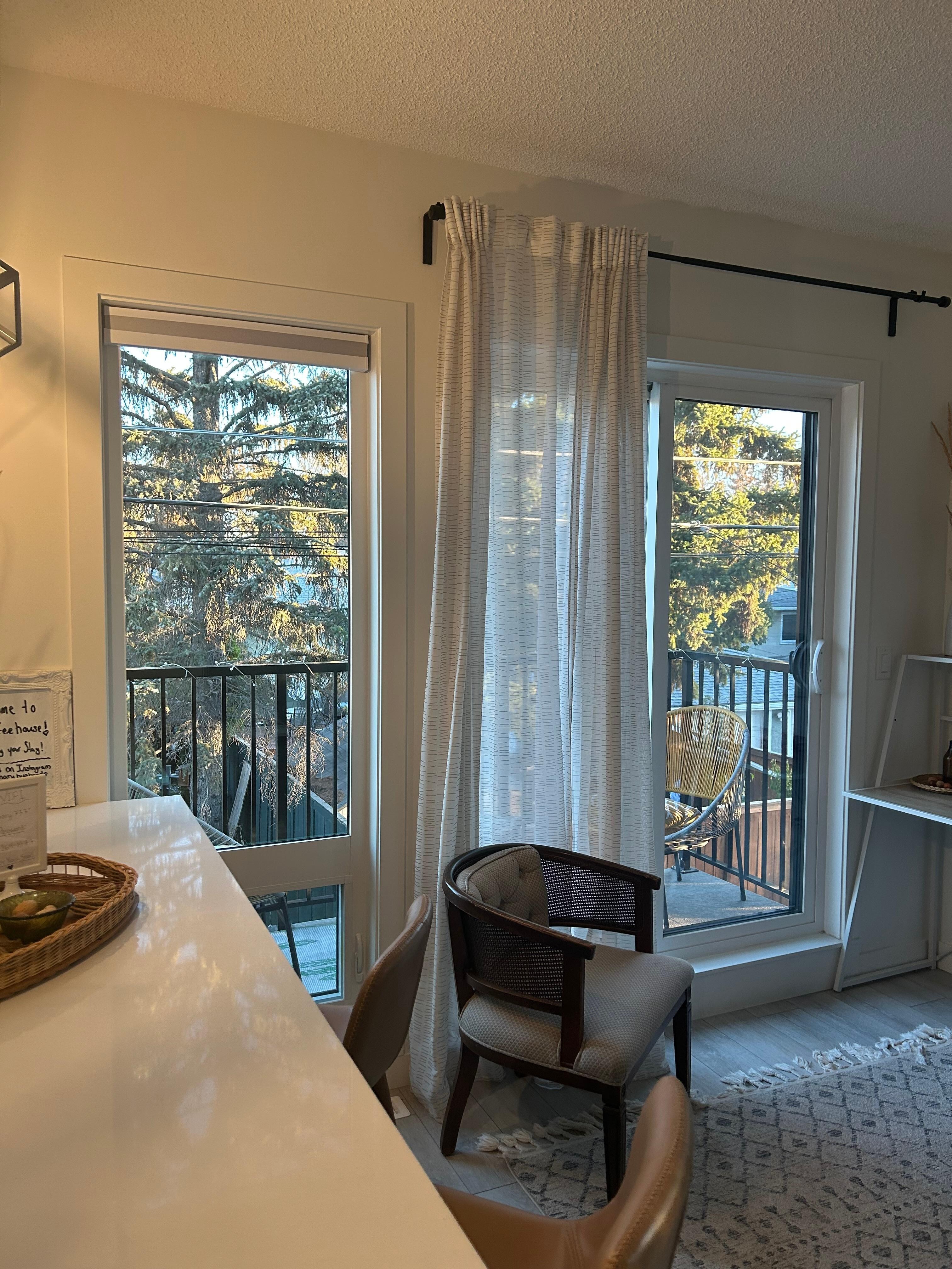 Looking into the living