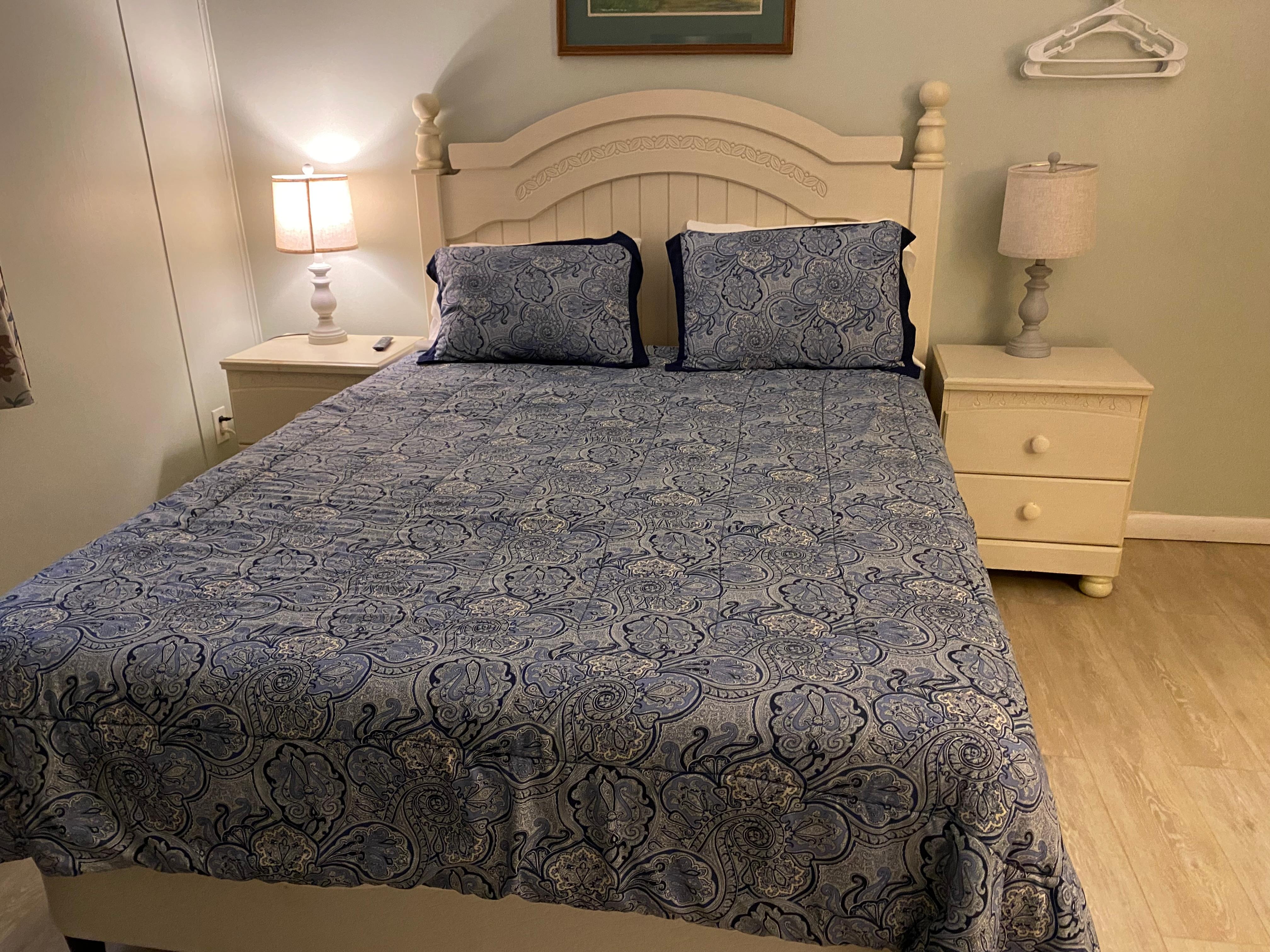 Uncomfortable bed.