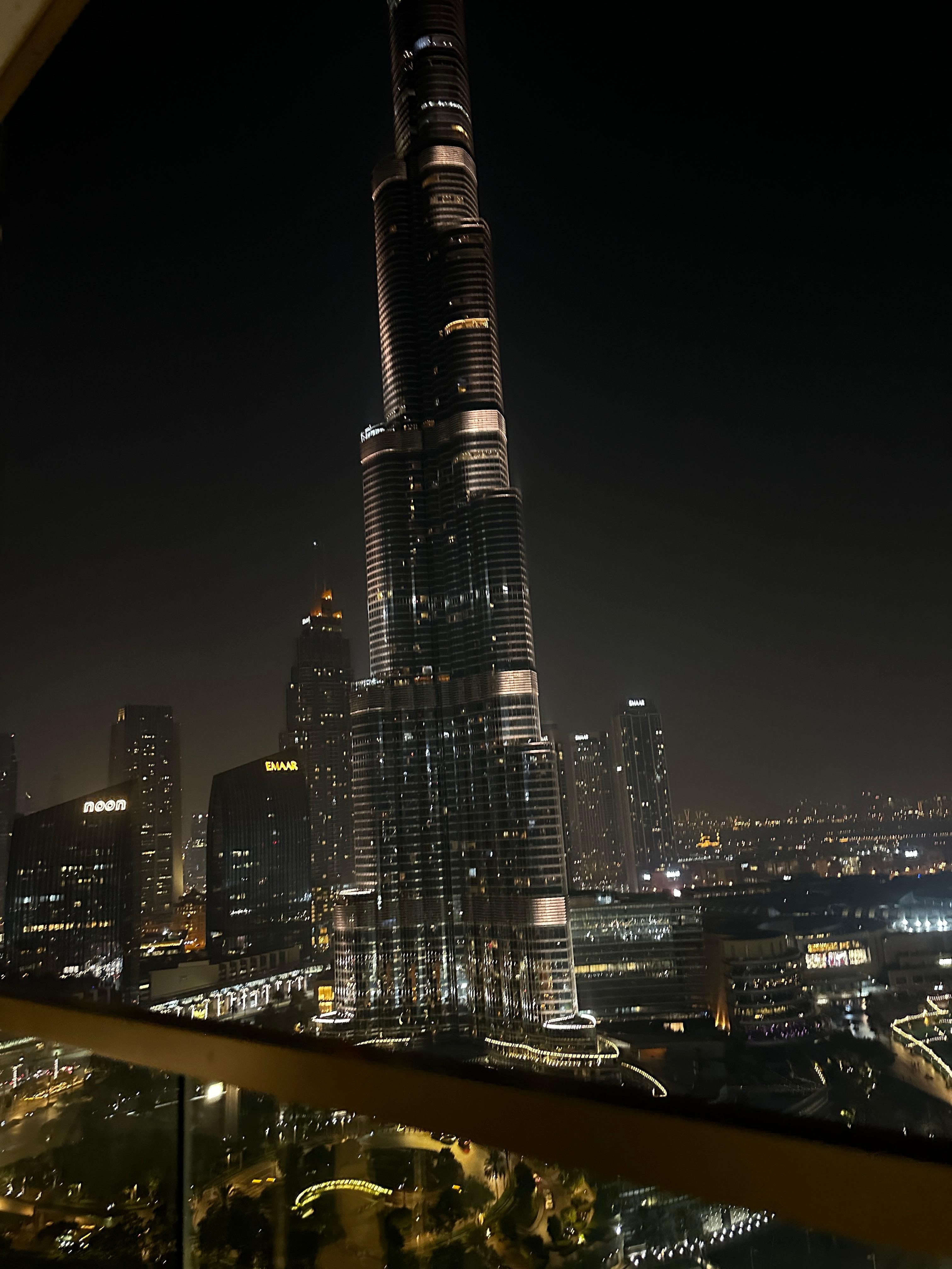 Burj Khalifa from the balcony