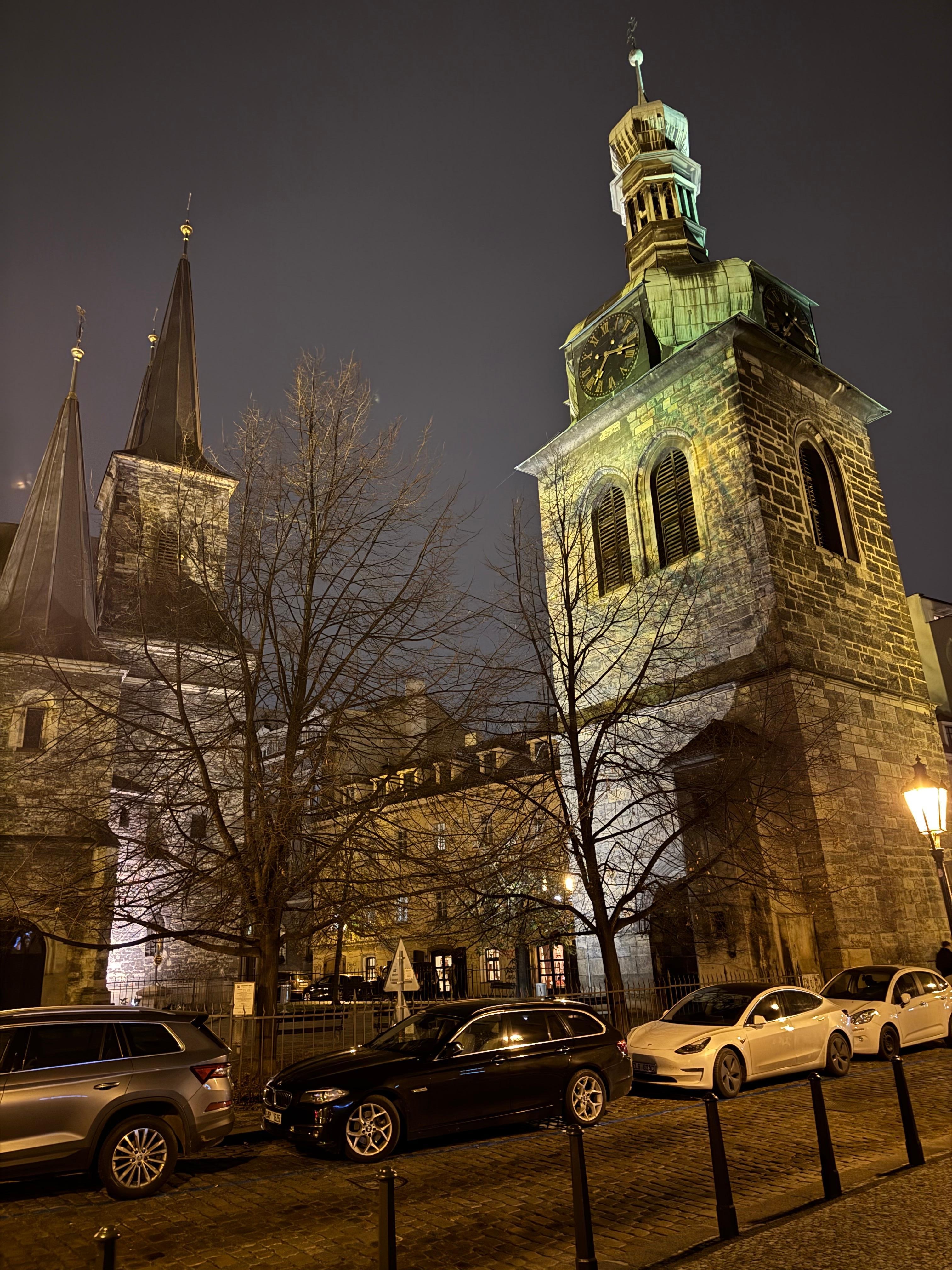 Church outside of the hotel.