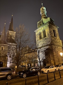 Church outside of the hotel.