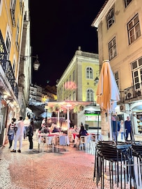 The area is very walkable