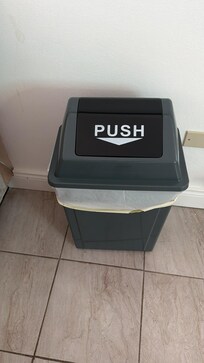 Trash can we purchased