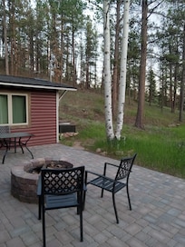 Enjoy nature at the cute red cabin.
