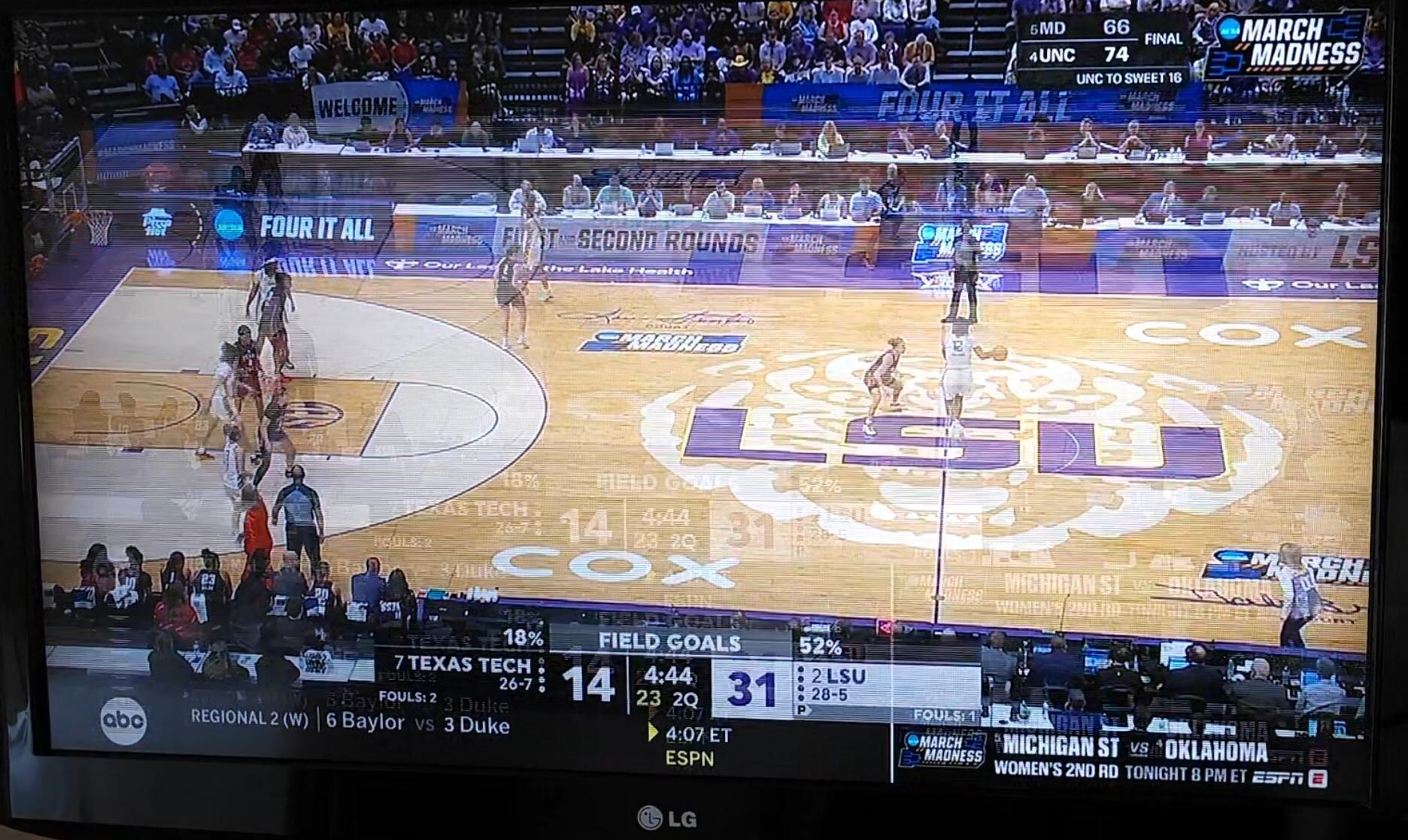 See the bad TV with line going across the screen hard to see anything when watching & not good for eyes as well.