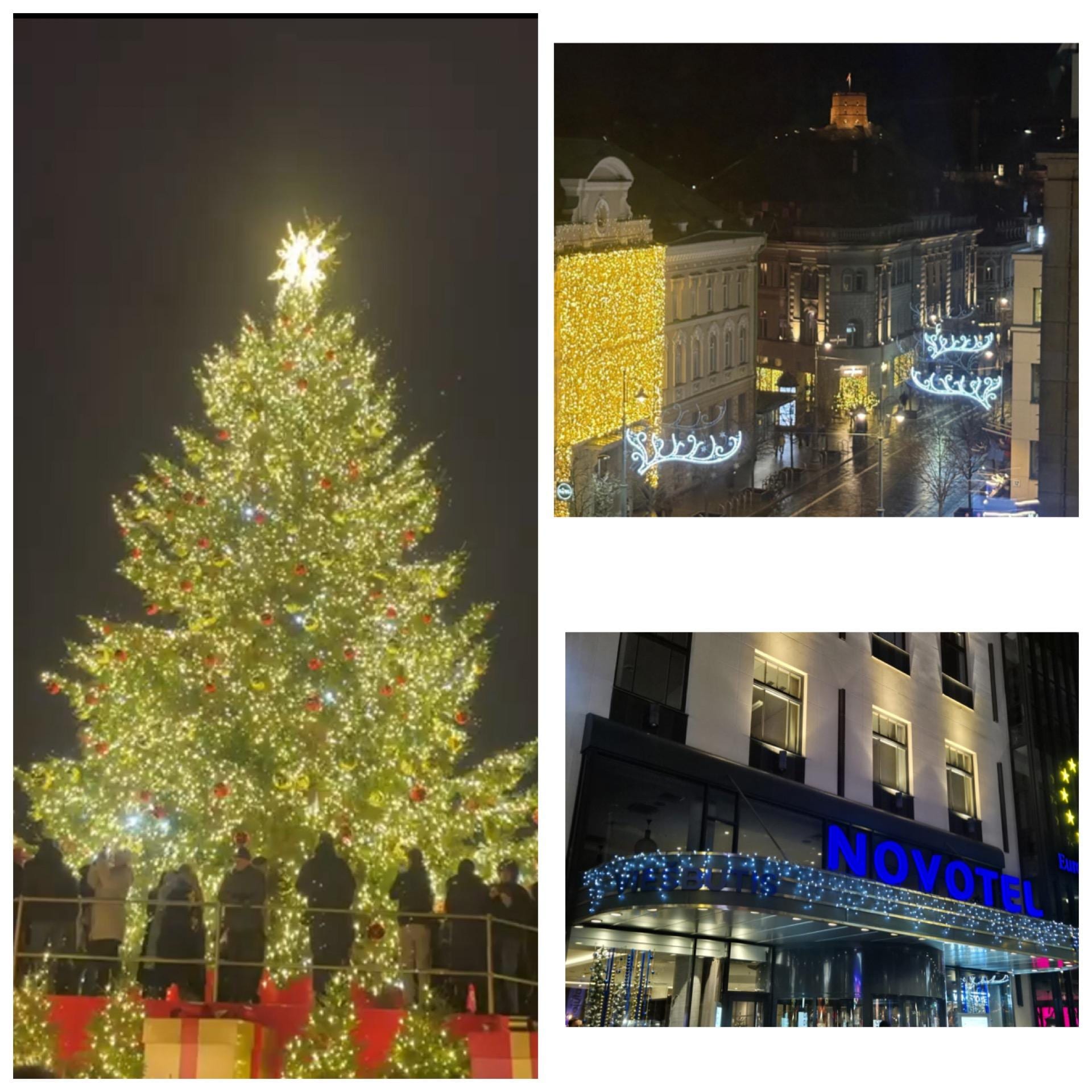 Hotel, Blick aus dem Fenster Richtung Kathedralenplatz & Weihnachtsmarkt