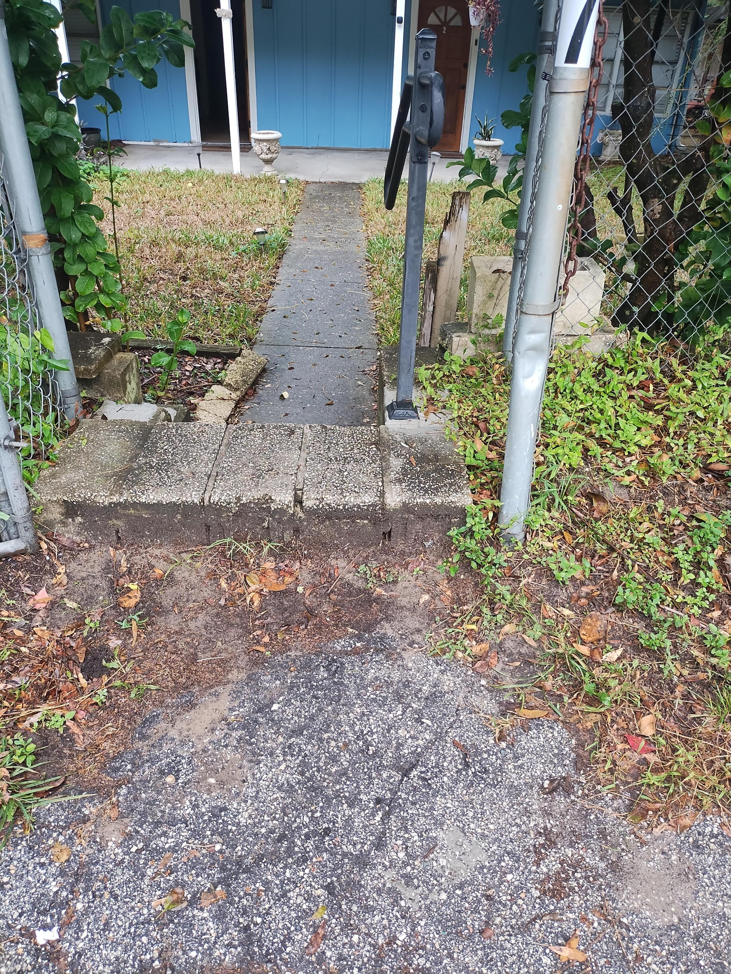 Step-up to get to stairs