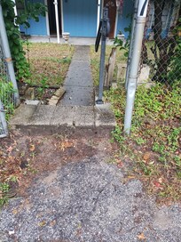 Step-up to get to stairs