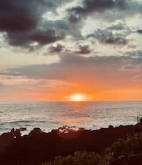 Sunset on the lanai