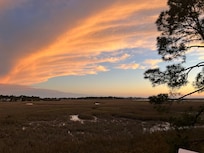 Sunset from the deck.