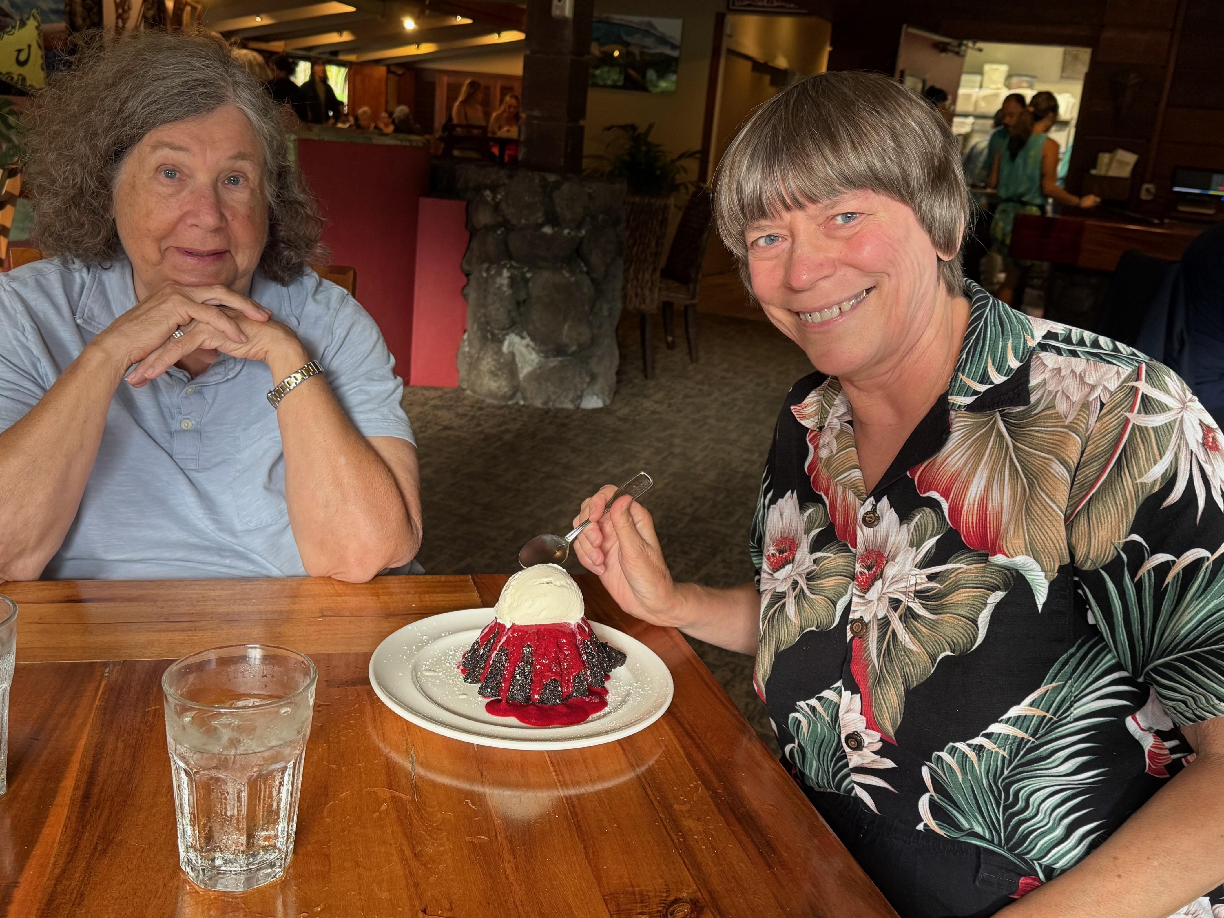 dessert after dinner at nearby Haleiwa Joe’s