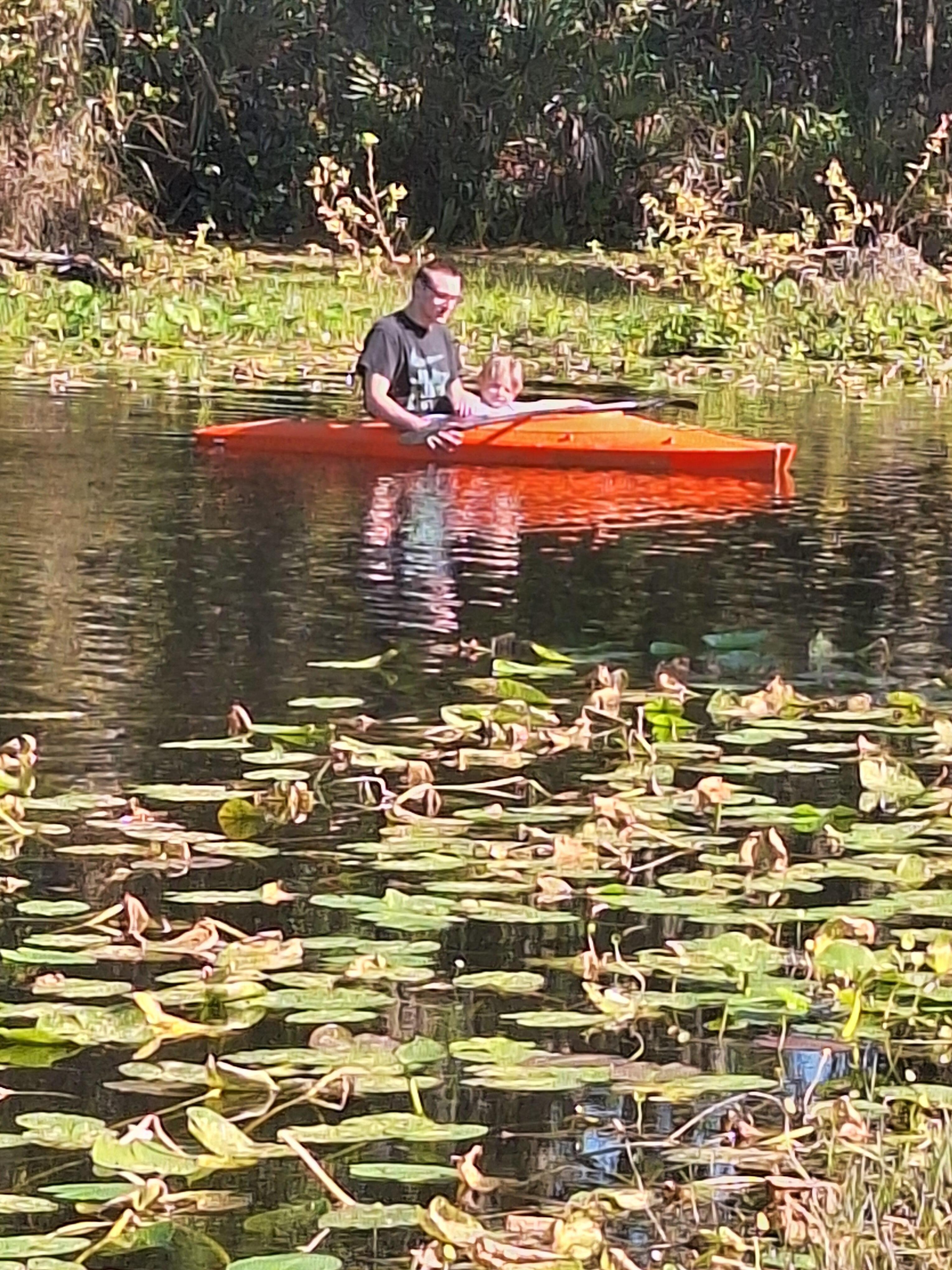 Pond... never saw the gator, just Turtles.:)