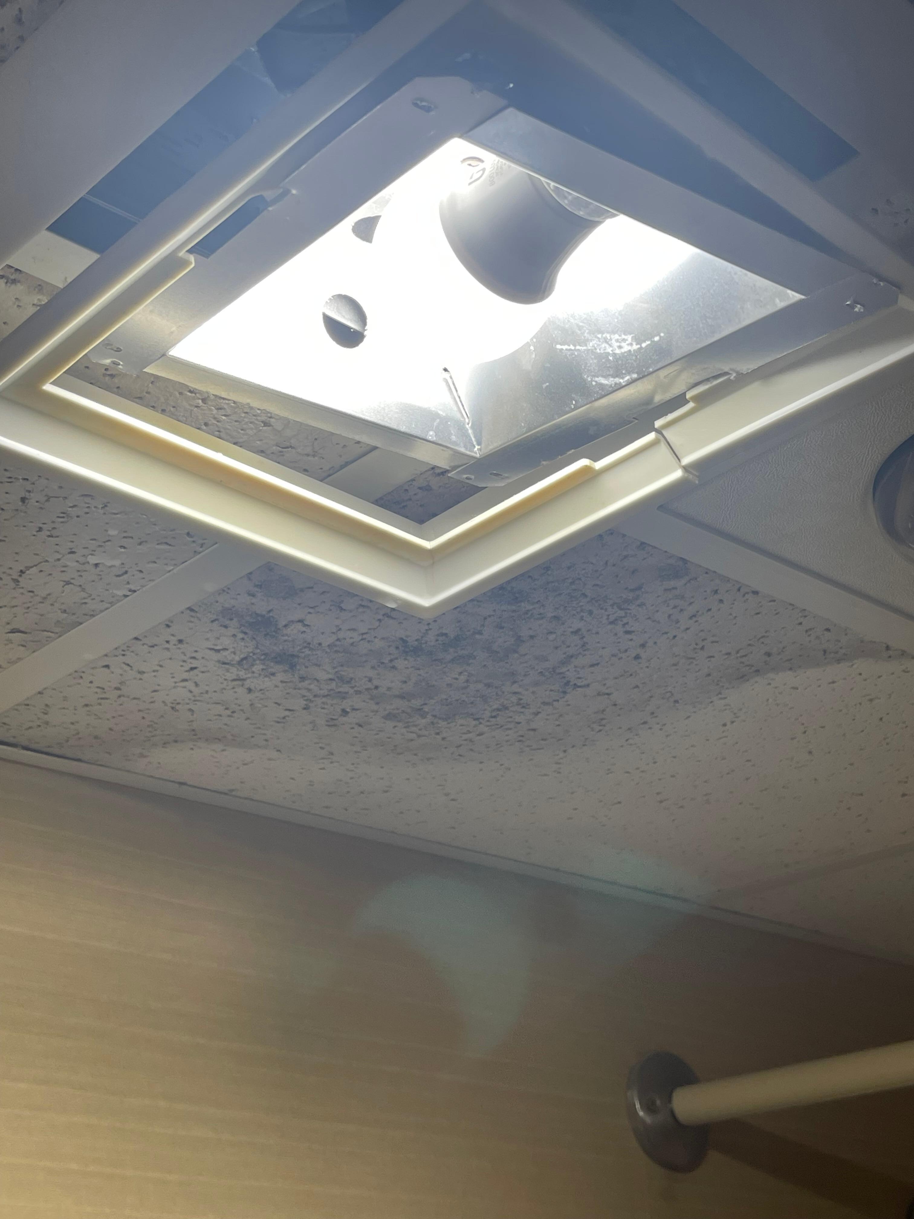 This was the bathroom . I have video of the leaking. Wish I could post it