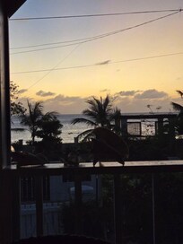 Sunset from the deck