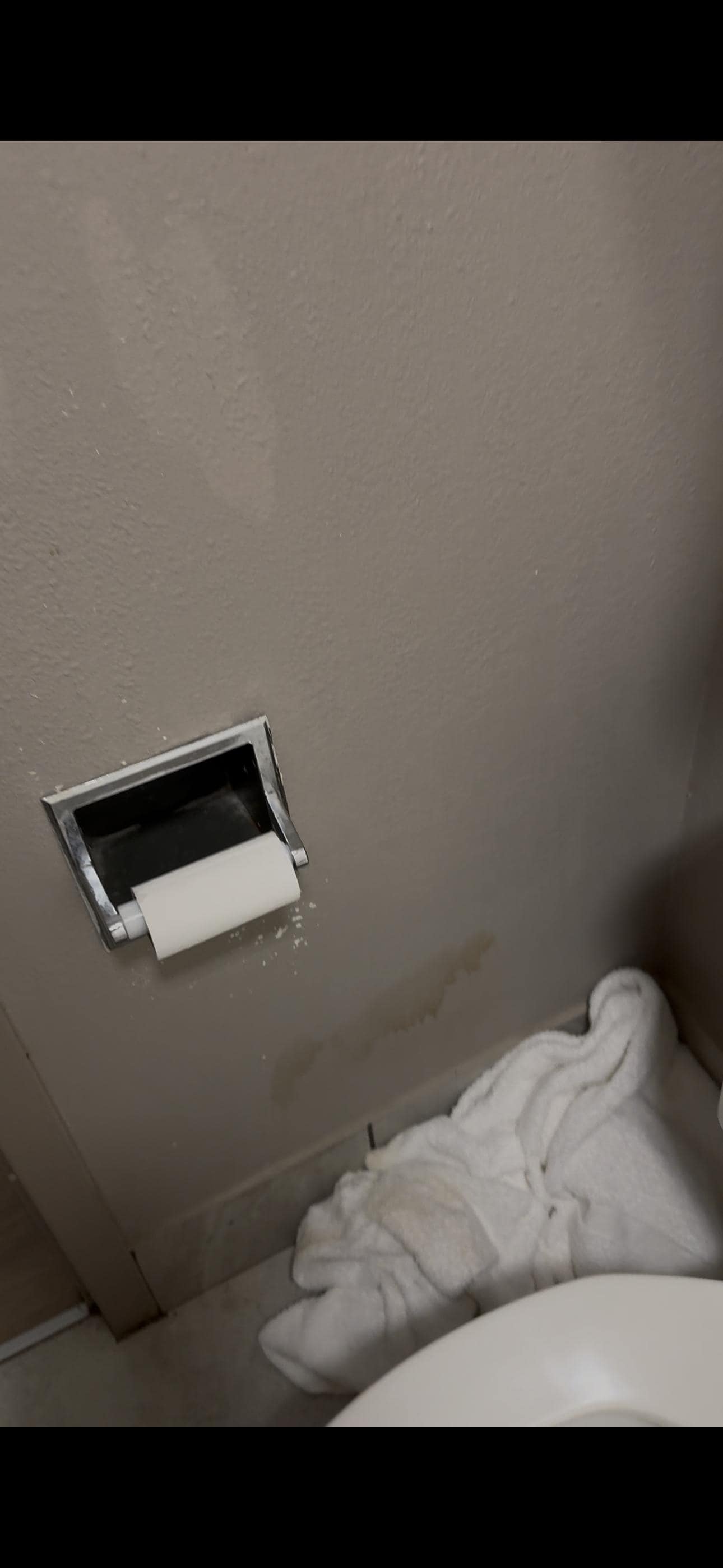 Wall in bathroom
