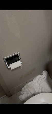Wall in bathroom