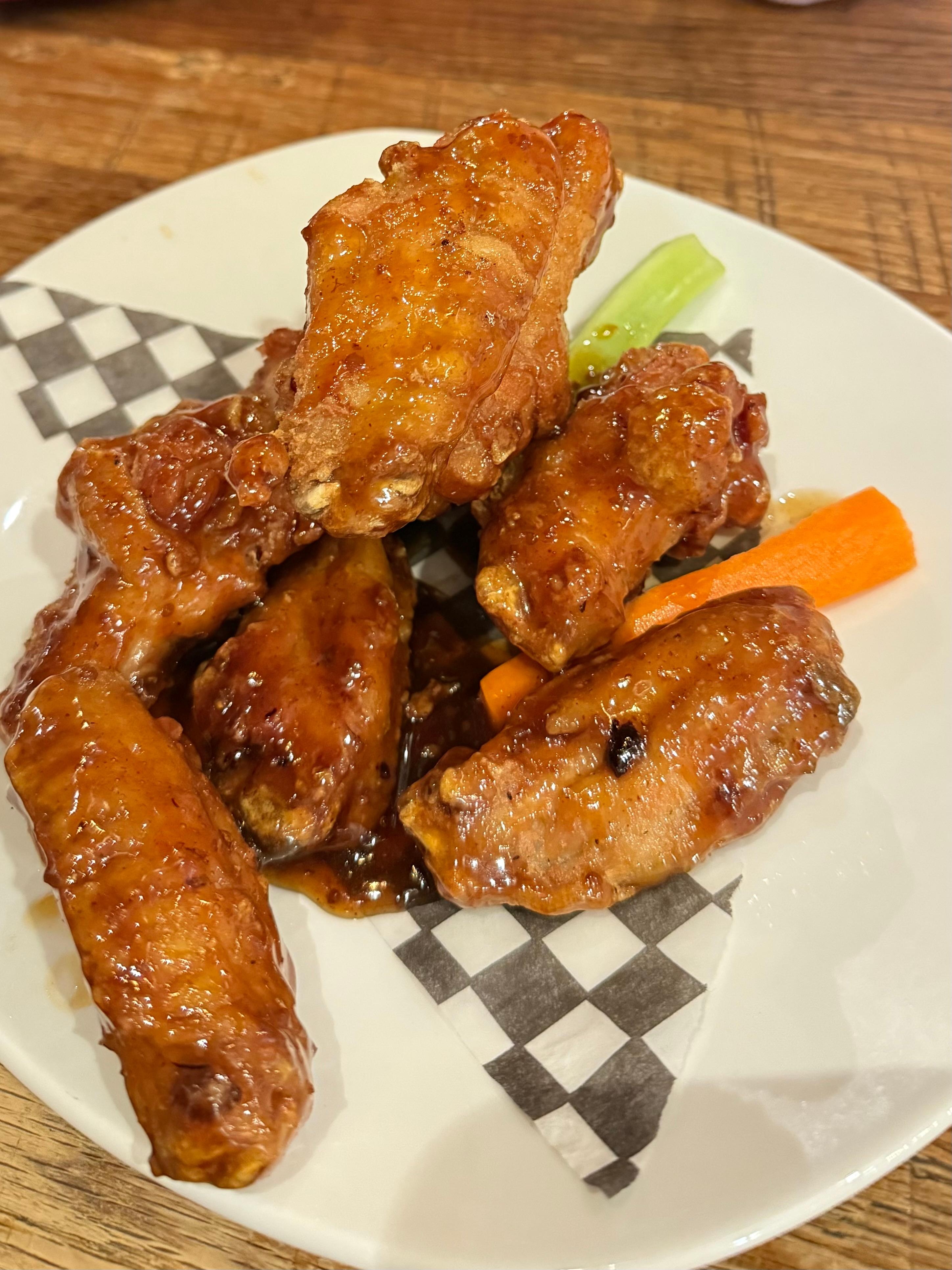 Excellent choice of wing flavors! Had them both days of our stay 