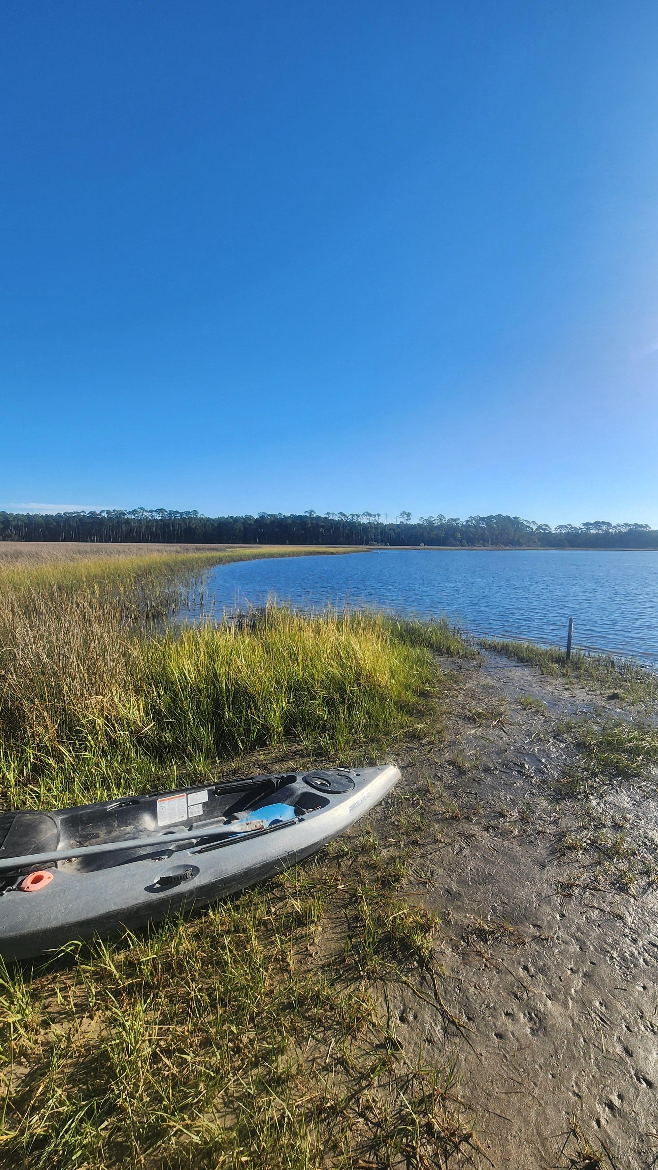 The Bay behind the hotel on a short trail 