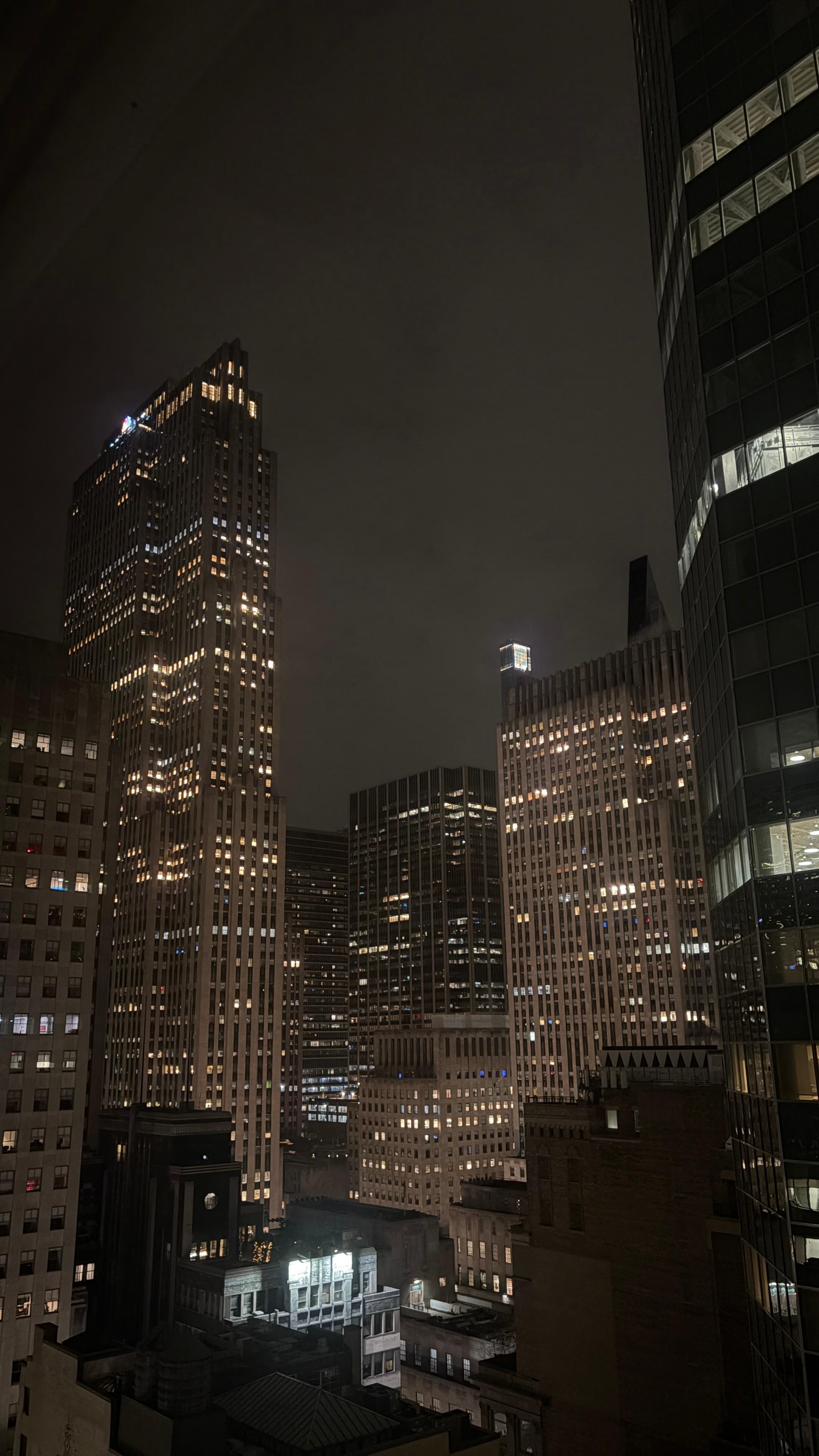 Vue de la chambre au 21e étage 
