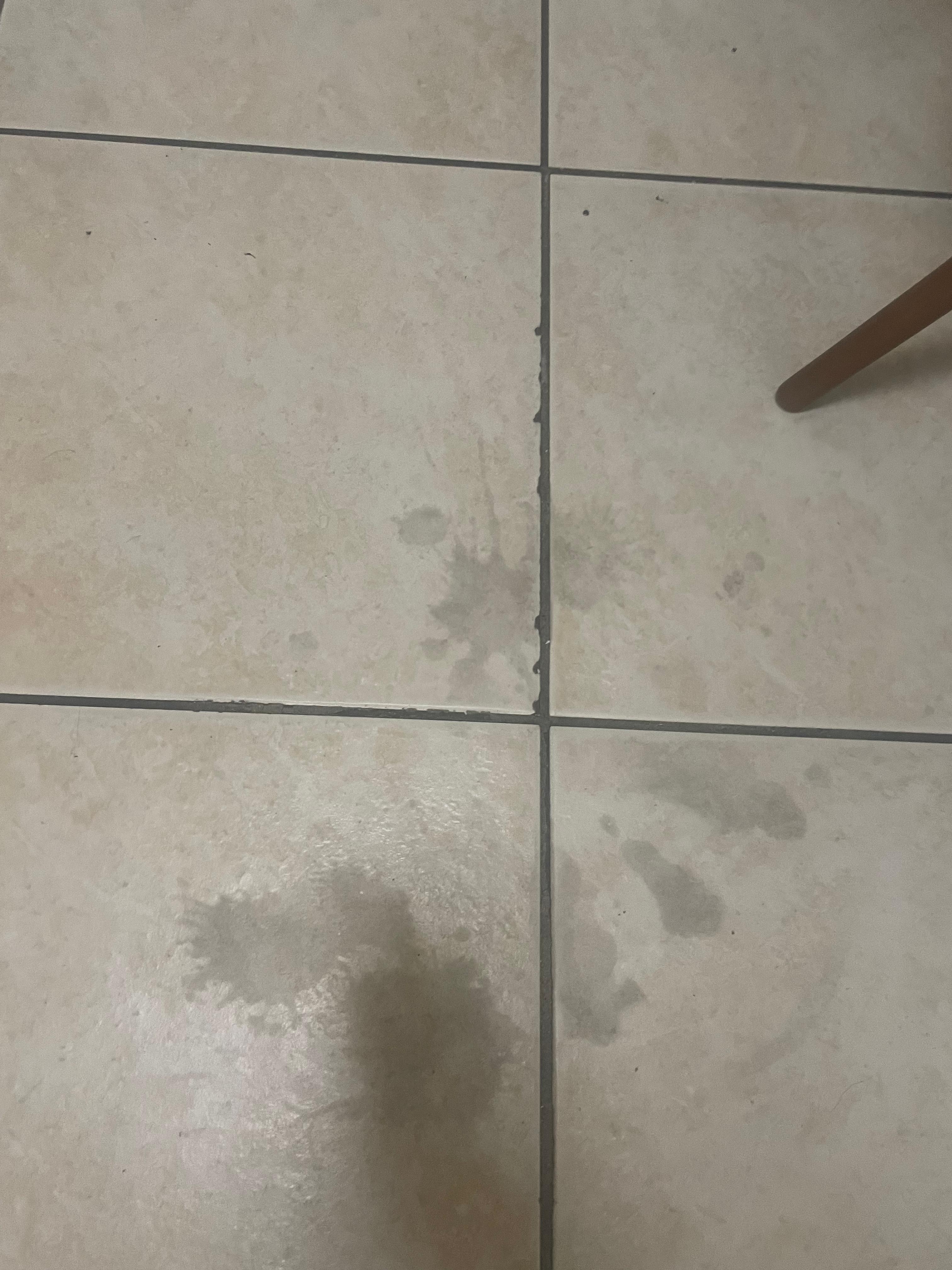 Stain on the floor
