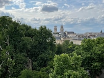 View from the balcony looking toward Saint Sulpice