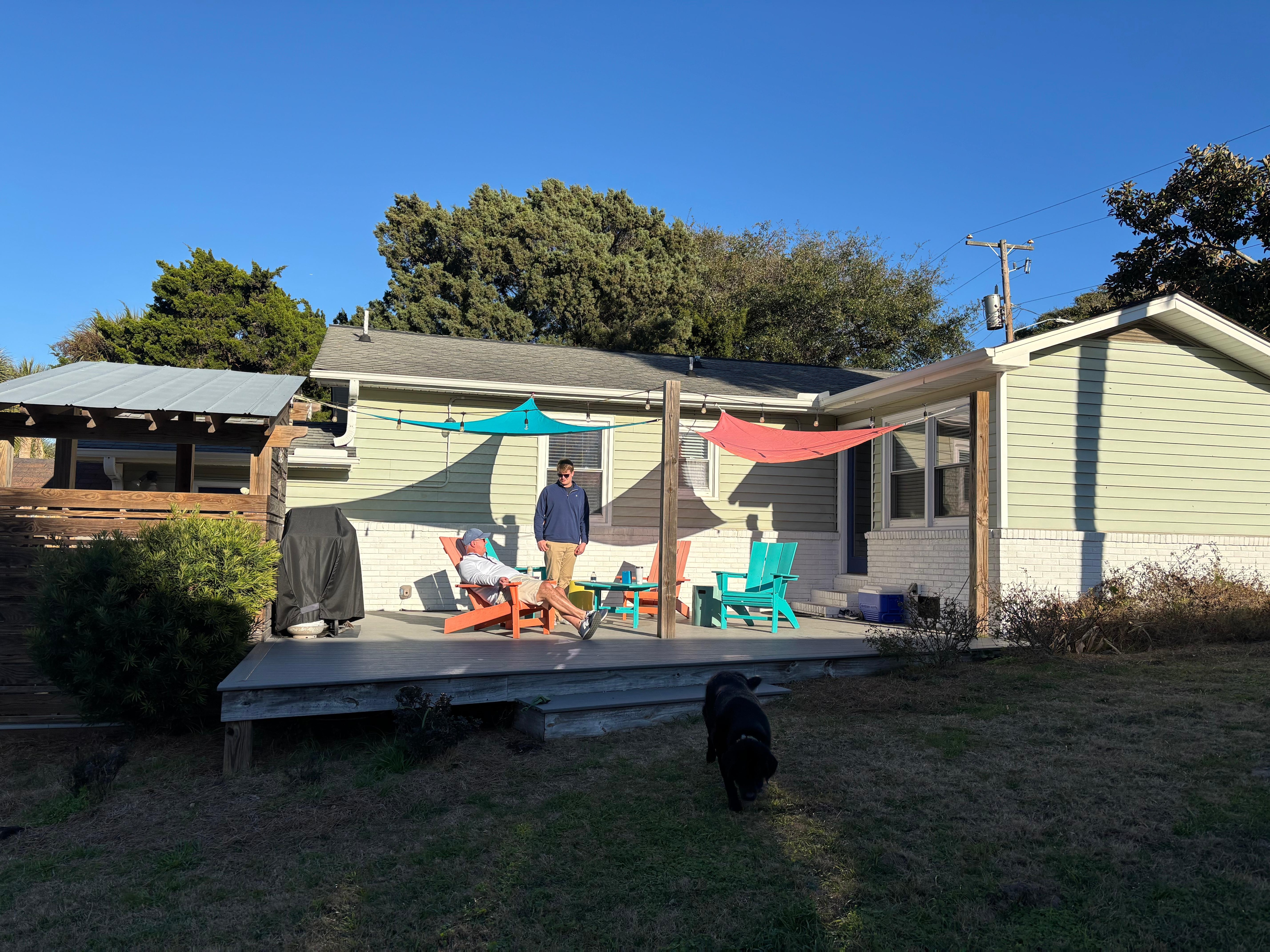 Loved the back deck, got to see Herons daily! 