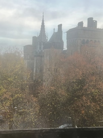 This is the room we had a good view of the castle