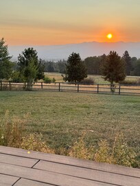 Sunrise from the deck