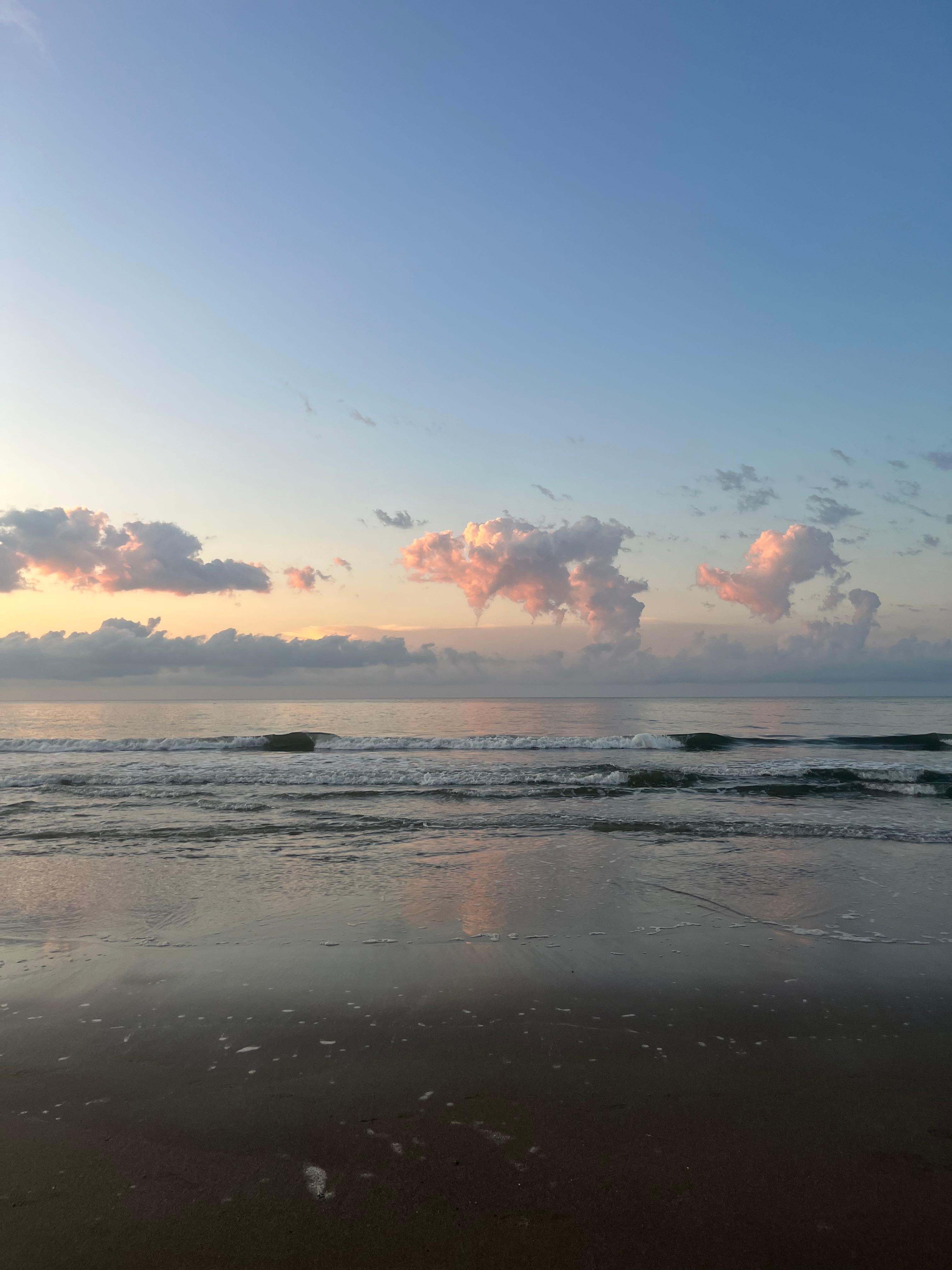 Sunrise on the beach 