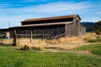 Barn behind the cottage.