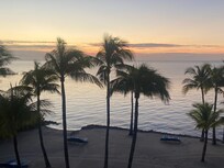 Beautiful sunrise from our balcony