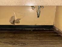 Leaking, wet rotting floors