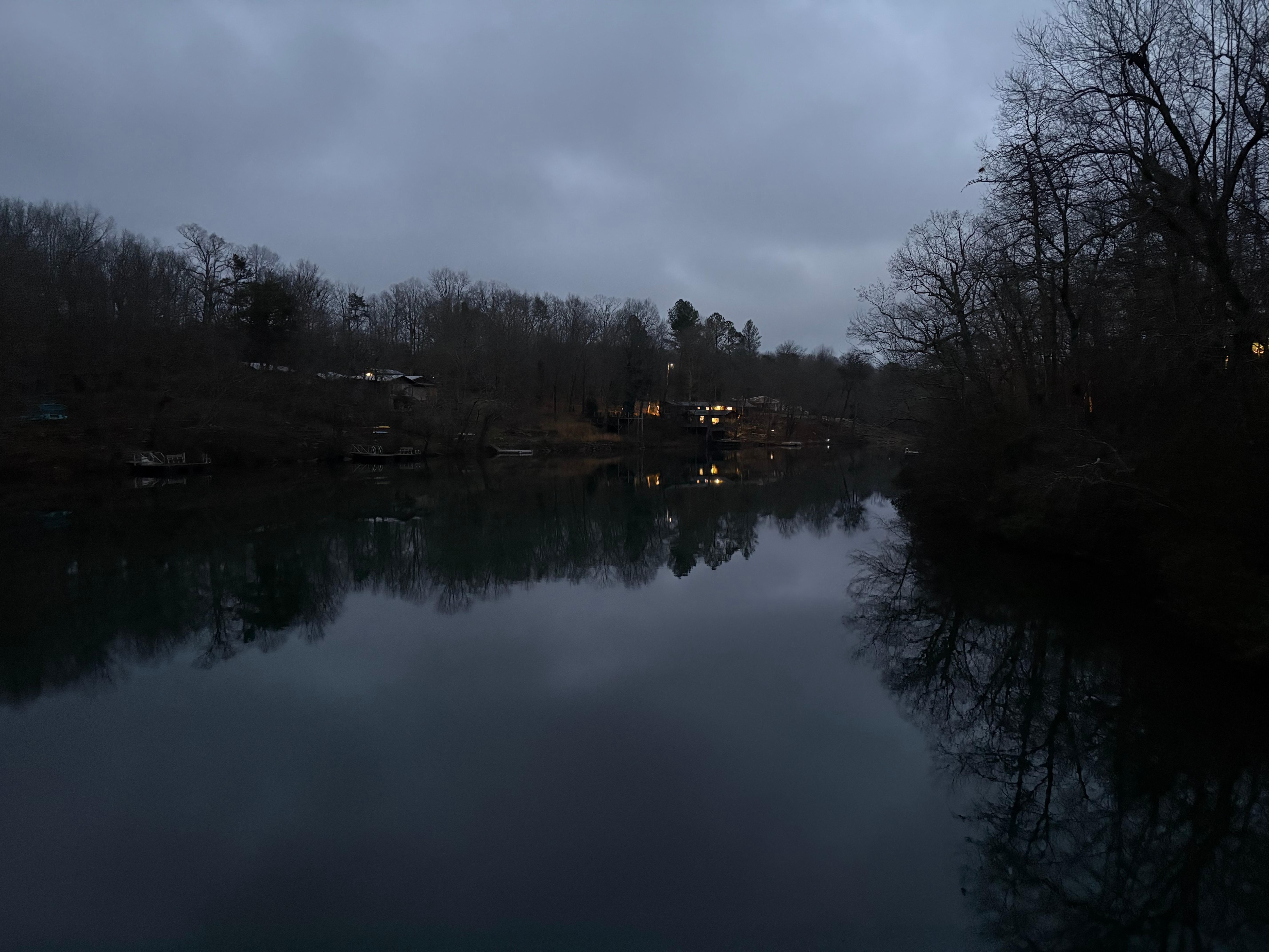 View of lake from dock