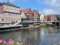 Utsikt från vårt fönster.