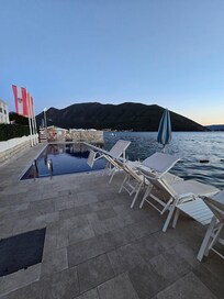 Pool on the waterfront