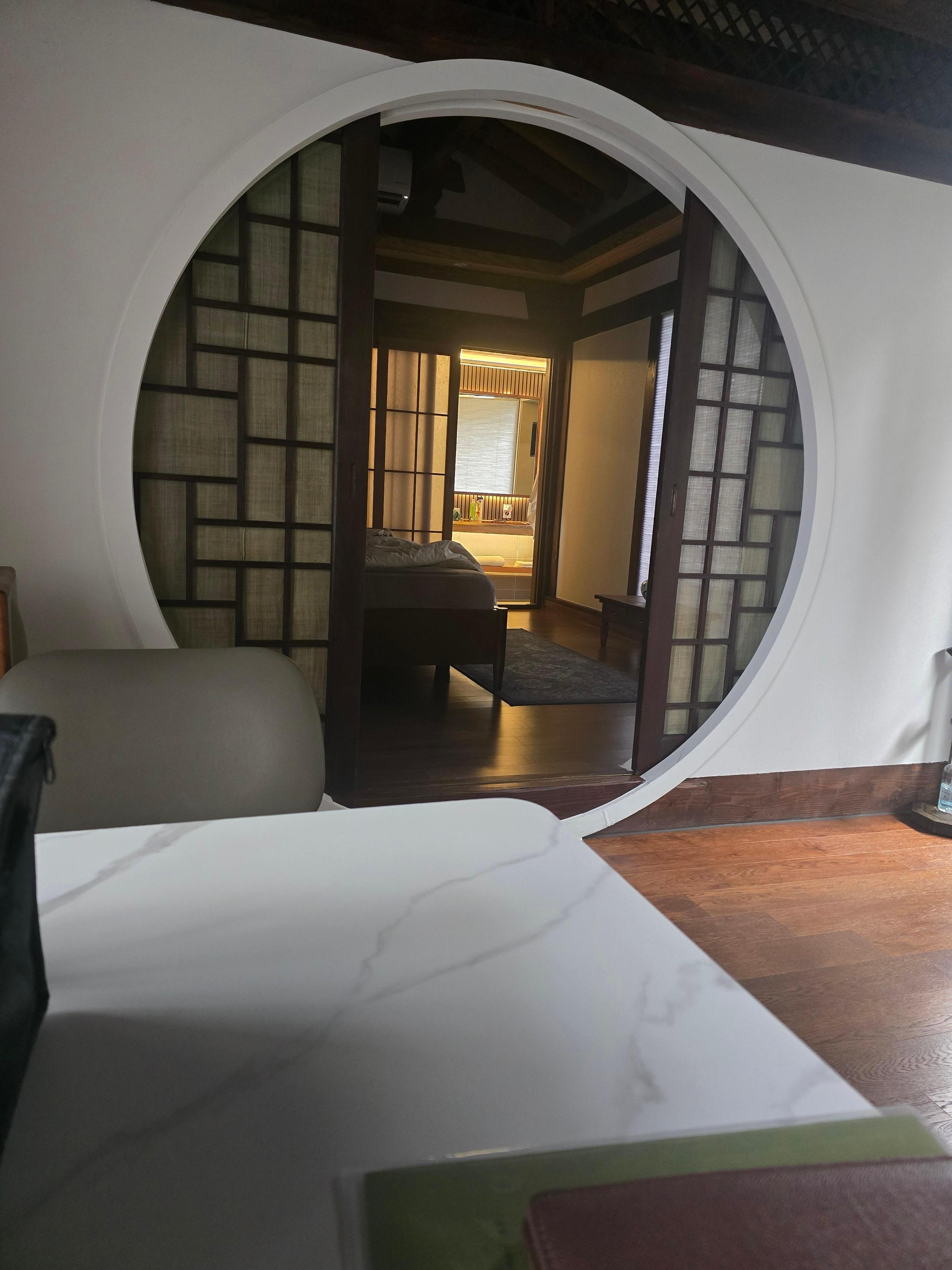 Super-clean and comfortable inside. Modern pristine bathroom. 