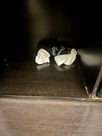 This is dirty clothe found by me the first night