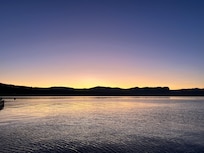 The view from the boat dock as well as cabin 6