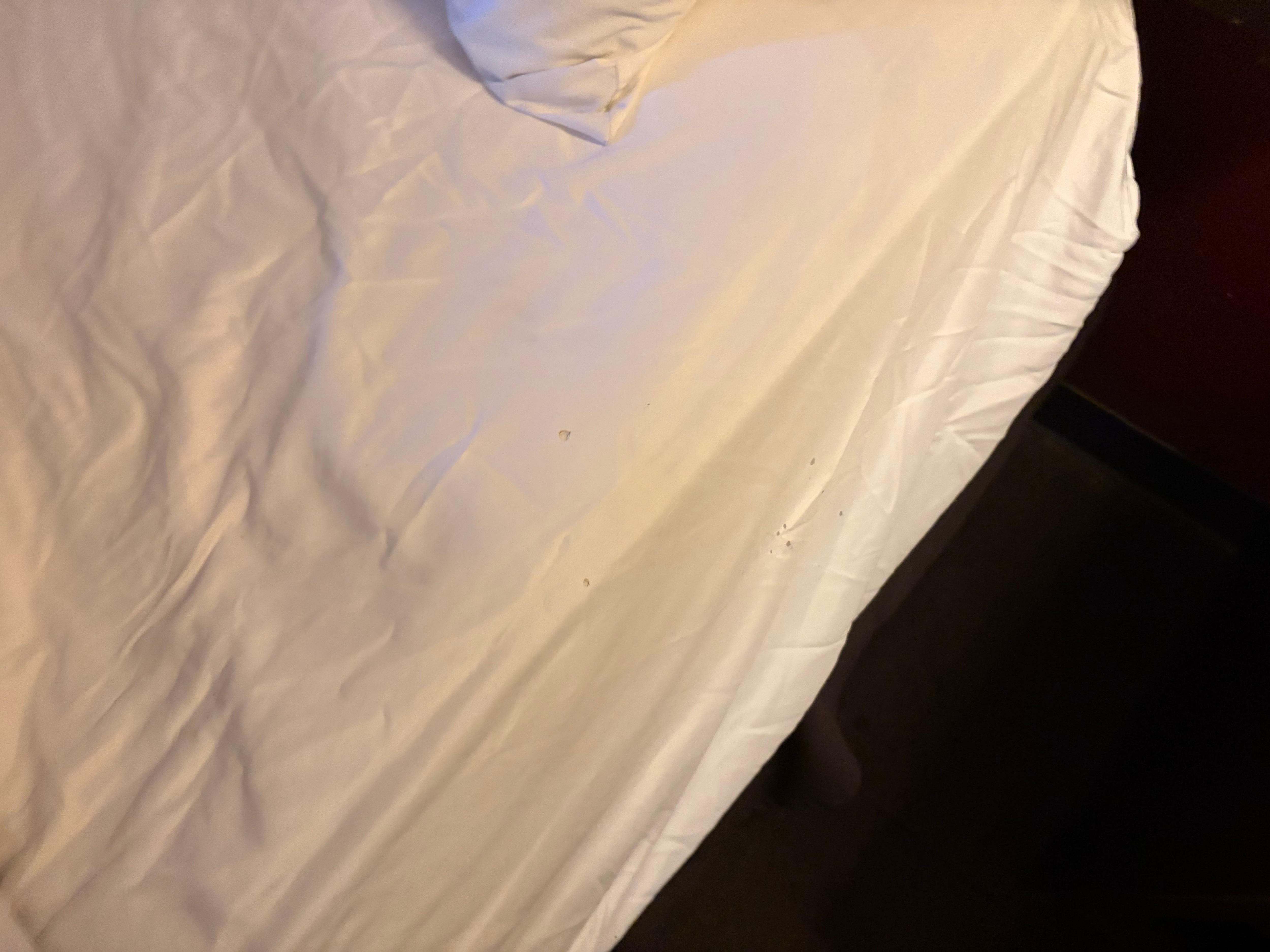 Burn holds in sheets