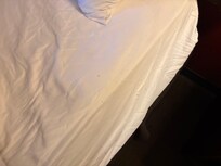 Burn holds in sheets