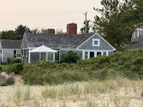 Rear of this picturesque property from the Oceanside.