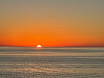 View of sunset from roof